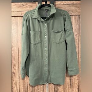 Mondetta Olive Green Shacket